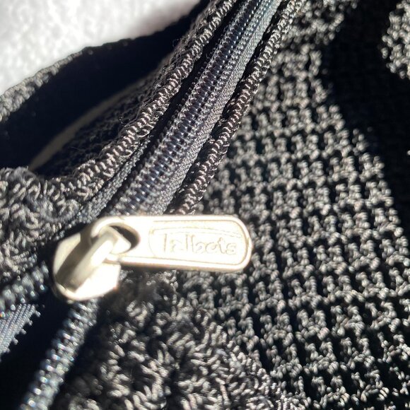 Talbots Black Woven Shoulder Bag - Picture 4 of 12